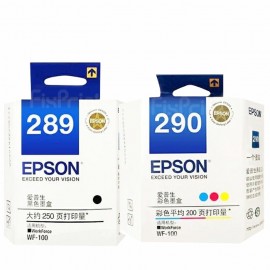 Original Cartridge Epson T290 T 290 C13T290090 Color, Tinta Printer Epson WF100 Original