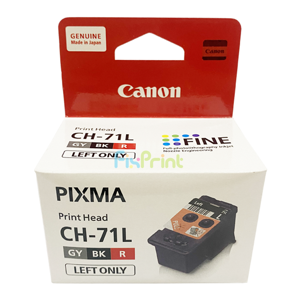 Print Head Cartridge Canon CH-71L Left Original, Refill Grey Black Red CH71L Printer Pixma G570 G670